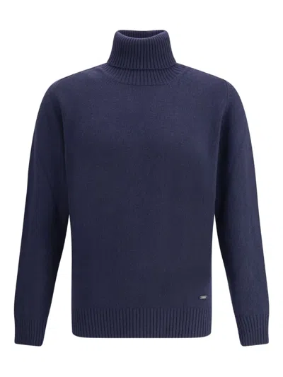 BROOKSFIELD TURTLENECK RIBBED-HEM SWEATER