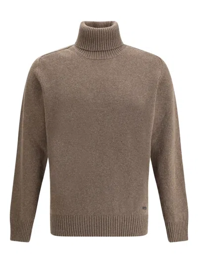 BROOKSFIELD TURTLENECK RIBBED SWEATER