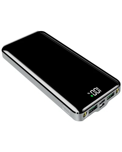 Brookstone 10,000mah Mirror Power Bank In Black