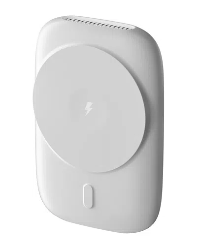 Brookstone 5,000mah Magsafe Powerbank With Stand In White