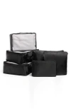 Brookstone 6-piece Packing Cubes In Black