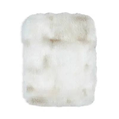 Brookstone Bubble Faux Fur Warming Pod In Neutral
