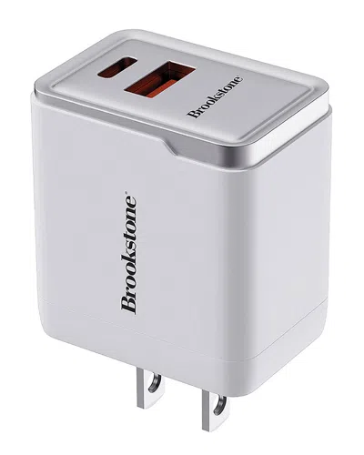 Brookstone Dual Port Pd 30 Wall Charger