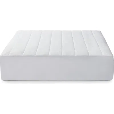 Brookstone Heated Mattress Pad In White