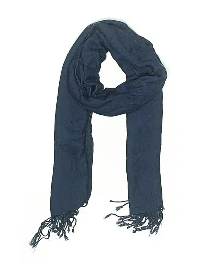 Pre-owned Brookstone Scarf In Blue
