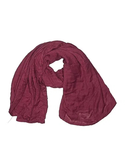 Pre-owned Brookstone Scarf In Burgundy
