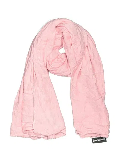 Pre-owned Brookstone Scarf In Pink