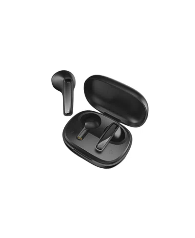 Brookstone Sleek Beat True Wireless Earbuds In Black