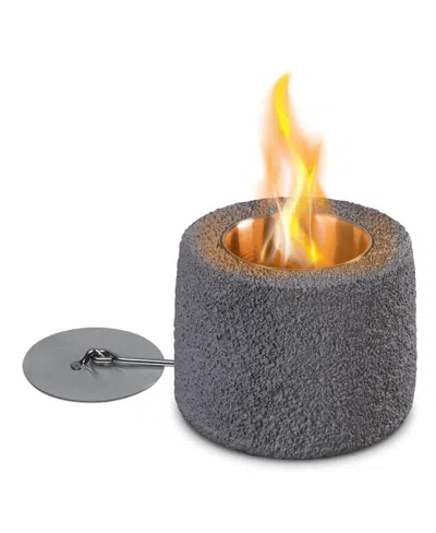 Brookstone Tabletop Fire Pit In Gray