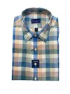 Brookwood Men's Clark Sport Shirt In Multi Plaid In Multi