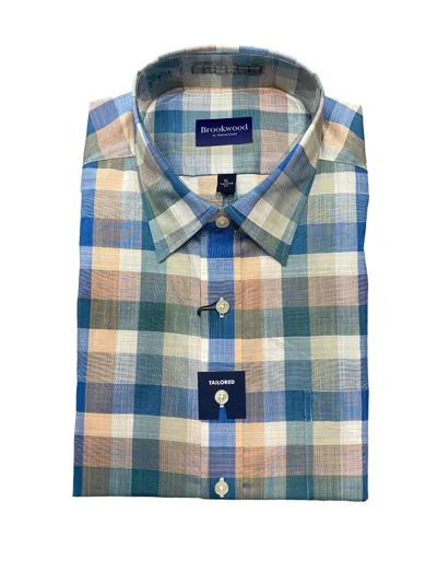 Brookwood Men's Clark Sport Shirt In Multi Plaid