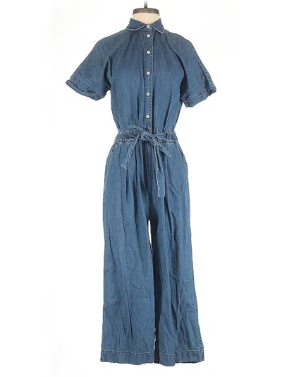 Pre-owned Broome Street Kate Spade New York Jumpsuit In Blue