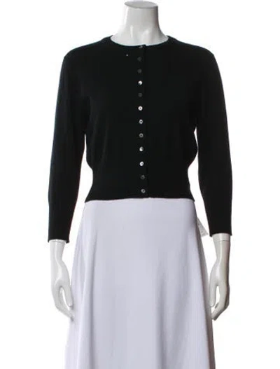 Pre-owned Brora Cashmere Crew Neck Sweater In Blue