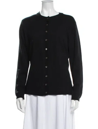 Pre-owned Brora Cashmere Crew Neck Sweater W/ Tags In Black