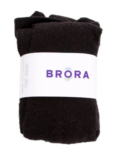 Pre-owned Brora Cashmere Knitted Hosiery In Brown