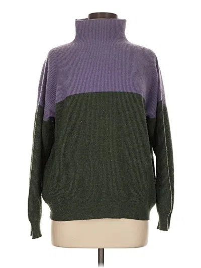 Pre-owned Brora Cashmere Pullover Sweater In Green
