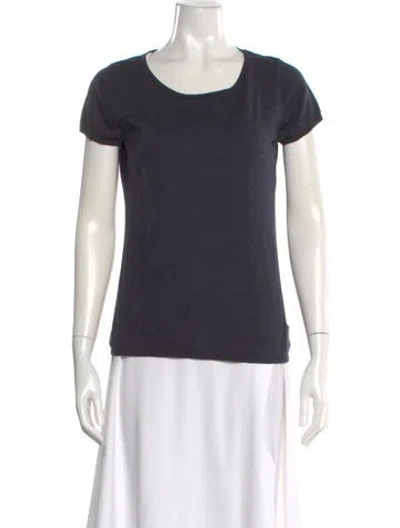 Pre-owned Brora Crew Neck Short Sleeve T-shirt In Blue