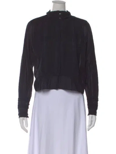 Pre-owned Brora Long Sleeve Top In Gray