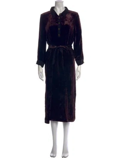 Pre-owned Brora Midi Length Dress In Blue