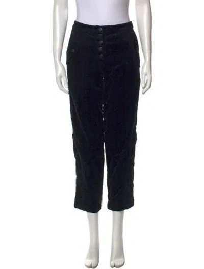 Pre-owned Brora Straight Leg Pants In Black