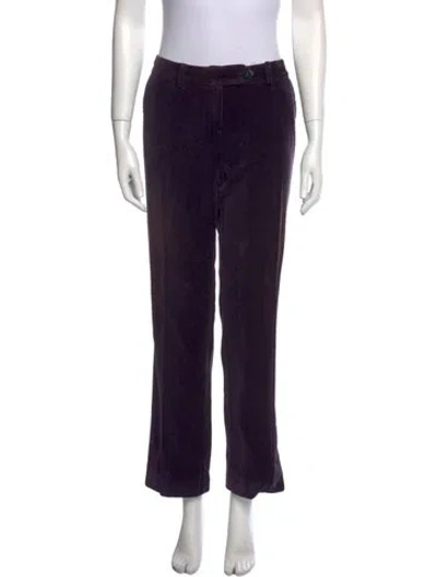 Pre-owned Brora Straight Leg Pants In Blue