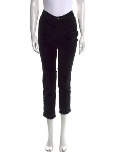 Pre-owned Brora Straight Leg Pants In Blue