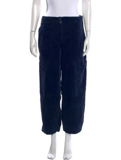 Pre-owned Brora Wide Leg Pants In Blue
