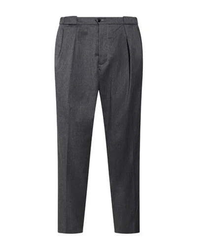 Bro-ship Bro Ship Man Pants Grey Size 32 Polyester, Wool, Elastane
