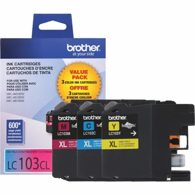 Brother 3-pack Of C/m/y Innobella High In Multi