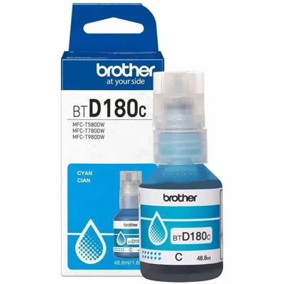 Brother Genuine Btd180c High Yield Cyan In Blue
