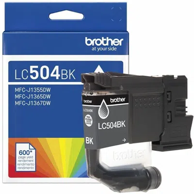 Brother Genuine Lc504bk Standard Yield In Black