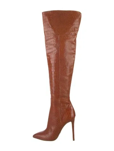 Pre-owned Brother Vellies Leather Boots In Brown