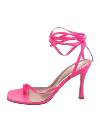 Pre-owned Brother Vellies Leather D'orsay Pumps In Pink