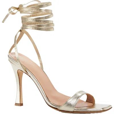 Brother Vellies Lijadu Womens Leather Open Toe Strappy Sandals In Gold