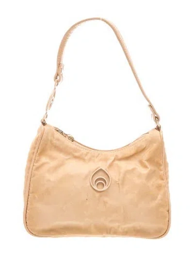 Pre-owned Brother Vellies Nylon Shoulder Bag In Neutral