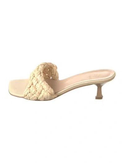 Pre-owned Brother Vellies Slides In Neutrals