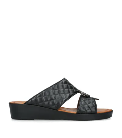 Brotini Leather Mastro Sandals In Black