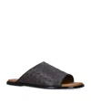 Brotini Ostrich Sandals In Brown