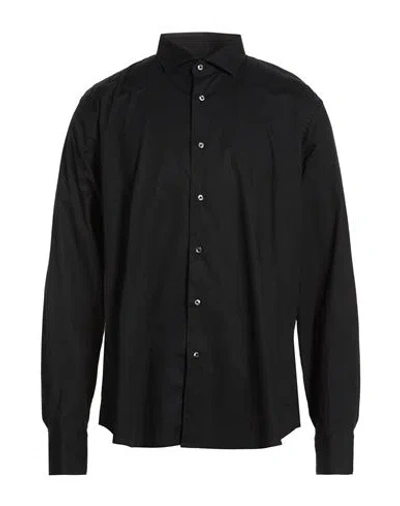 Brouback Man Shirt Black Size 3xl Cotton, Elastane