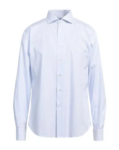 Brouback Man Shirt Light Blue Size 17 Cotton
