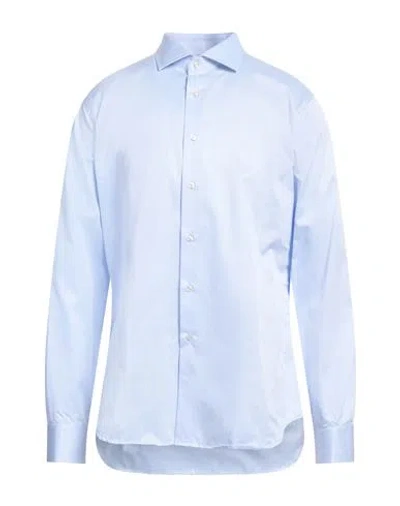 Brouback Man Shirt Light Blue Size 17 Cotton