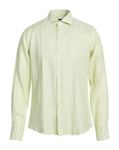 Brouback Man Shirt Lime Green Size 16 ½ Linen