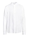 Brouback Man Shirt White Size 17 ¾ Linen