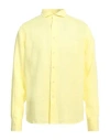 Brouback Man Shirt Yellow Size 16 ½ Linen