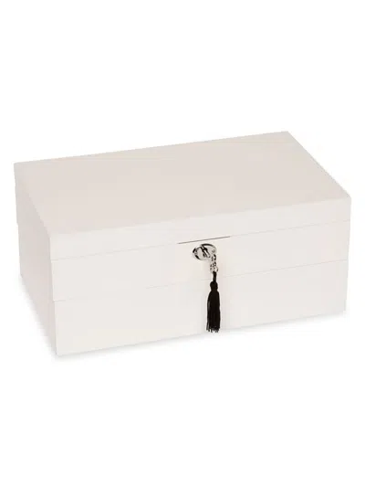Brouk & Co Women's 2-piece Stackable Jewelry Box Set In White