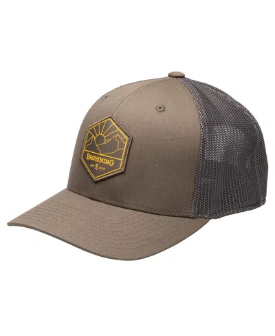 Browning Men's Brown Grandview Trucker Adjustable Hat