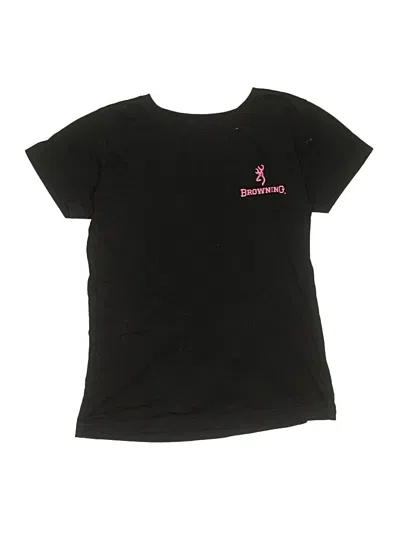 Pre-owned Browning Kids' Short Sleeve T-shirt In Black