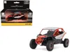 Brp Models Can-am Maverick X3 X Rs Turbo Rr Chalk Gray And Magma Red With Driver Figure 1/32 Diecast Model By B In Black