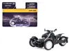 Brp Models Can-am Ryker Rally 3-wheel Motorcycle Ghost Black 1/32 Diecast Model By  In Black