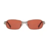 Bru Eyewear Aitken Polarized Satinless Steeel Sunglasses In Gray
